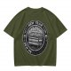 Olive T-Shirt With New Year New Mental Battles Dumpster Fire Graphic