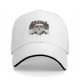 Black Baseball Cap With Rock Santa Festive Christmas Print
