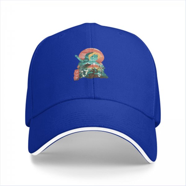 Black Baseball Cap With Themed Fantasy Warrior Art Print
