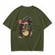 Christmas Totoro at Bus Stop Graphic T-Shirt