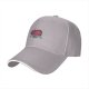 Black baseball cap with pink brain and blue ring graphic
