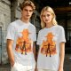 One Piece Ace Fire Silhouette Graphic T-Shirt