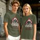 Chaotic Neutral D20 Fire Graphic T-Shirt For Tabletop RPG Fans