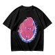 Olive T-Shirt With Funny Colon Graphic 'Keeps Your Poop On The Way' Print