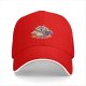 Black Baseball Cap With Raccoon, Opossum And Skunk Graphic Print
