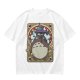 Olive Green T-Shirt With My Neighbor Totoro Art Nouveau Print