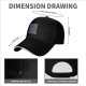 Black baseball cap with 'Mood of the Day' dragon emotion grid print