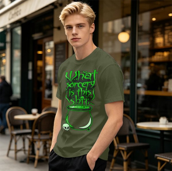 What Sorcery Is This Cauldron Graphic T-Shirt