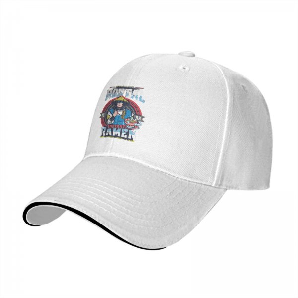 Mortal Instant Ramen Graphic Black Baseball Cap
