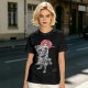 Olive T-shirt with Samurai Swordsman and Red Sun Print