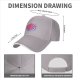 Black baseball cap with cartoon poop graphic and text print