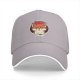 Black baseball cap with 'Zero Fox Given' grumpy fox graphic