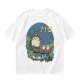 Totoro Forest Scene Graphic Tee for Anime Fans