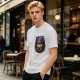 Olive green t-shirt with a hedgehog wizard graphic and 'I CAST' text