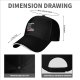 Black baseball cap with Fresh Beets turntable graphic