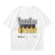 Olive Green T-Shirt With Vacation And Five Star Graphic Print
