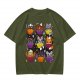 Halloween Animal Cupcake Graphic T-Shirt For Spooky Season