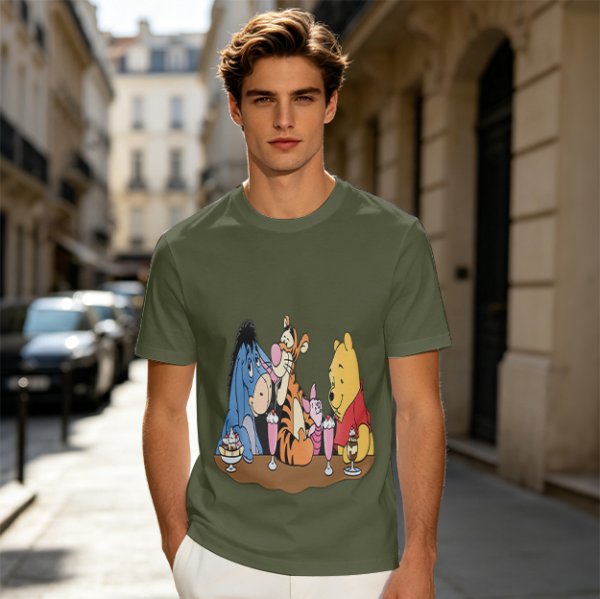 Winnie the Pooh and Friends Ice Cream Graphic T-Shirt