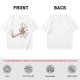 Olive T-shirt with Alien Facehugger Swoosh Graphic Print