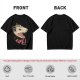 Olive T-Shirt With Aggressive Opossum 'LIFE!' Graphic Print