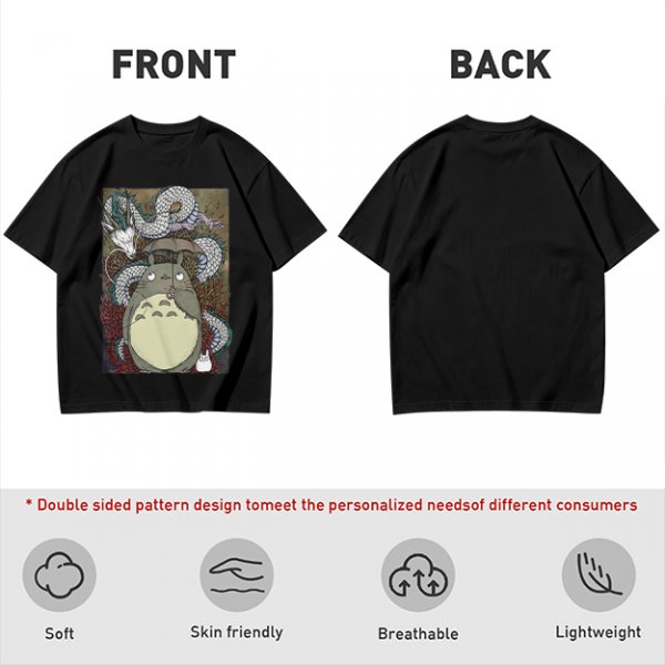 Studio Ghibli Anime Characters Graphic Tee