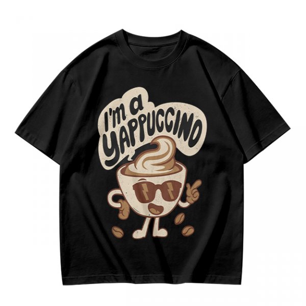 I'm a Yappuccino Coffee Cup Character Graphic T-Shirt