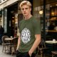 Olive T-Shirt With D20 Nat 1 Critical Fail Print