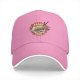 Black Baseball Cap With Ramen Club Graphic Print
