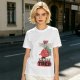 Olive T-Shirt with 'Not Today I'm Berry Tired' Strawberry Print