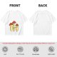 Olive T-Shirt with Singing Mushroom Band Graphic