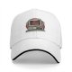 Black baseball cap with vintage computer wrench graphic design