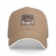 Black Baseball Cap With Demogorgons Graphic Print