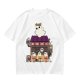 Olive T-Shirt With Ghost Ramen Shop Graphic