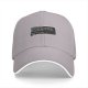 Black baseball cap with system requirements text print
