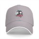 Black baseball cap with Spirited Away Haku and Chihiro anime floral print
