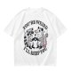Olive T-Shirt With Raccoon and Opossum Weird Love Graphic