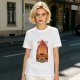 Olive t-shirt with Calcifer Fire Demon graphic print