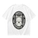 Olive t-shirt with 'Embrace the Existential Dread' screaming cat graphic