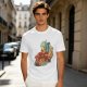 Olive Green T-Shirt with Avatar Aang The Last Airbender Art