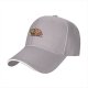Black Baseball Cap With Cute Sad Turtle Graphic Design