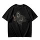 Olive T-Shirt With Dark Crow Holding Knife Graphic Print