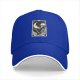 Black Baseball Cap With The Moon Tarot Card Skeleton Design