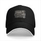 Black baseball cap with 'Everything is Terrible' skeleton graphic