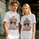 Studio Ghibli inspired coffee stand t-shirt with Totoro and friends
