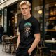 Plumber Academy Graduate Cartoon Character Graphic T-Shirt