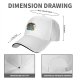 Black baseball cap with tired Earth graphic and 'Everything is fine except for' text