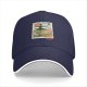 Black Baseball Cap with Howl's Moving Castle Scarecrow Stamp Art