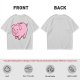 Olive Green T-Shirt With Cute Pink Piggy Bank Graphic Print
