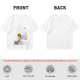 Olive Green T-Shirt with Smiling Boy in Yellow Hat Graphic