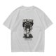 Olive green t-shirt with Dread Pirates graphic print